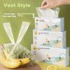 Kaulus Pull-Out PE Vest Food Storage Bags, M Size, 150 Pieces