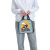 Custom S-Snoopies Insulated Lunch Bags for Work School Manga Resuable Cooler Thermal Bento Box Unisex
