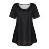 Women's Large Top Round Neck Printing Loose A-line Short Sleeve T-shirt