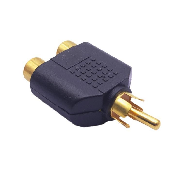 RCAs Splitter Pack of 6 1 Male To 2 Female Splitter Adapters for Sound Video Equipment