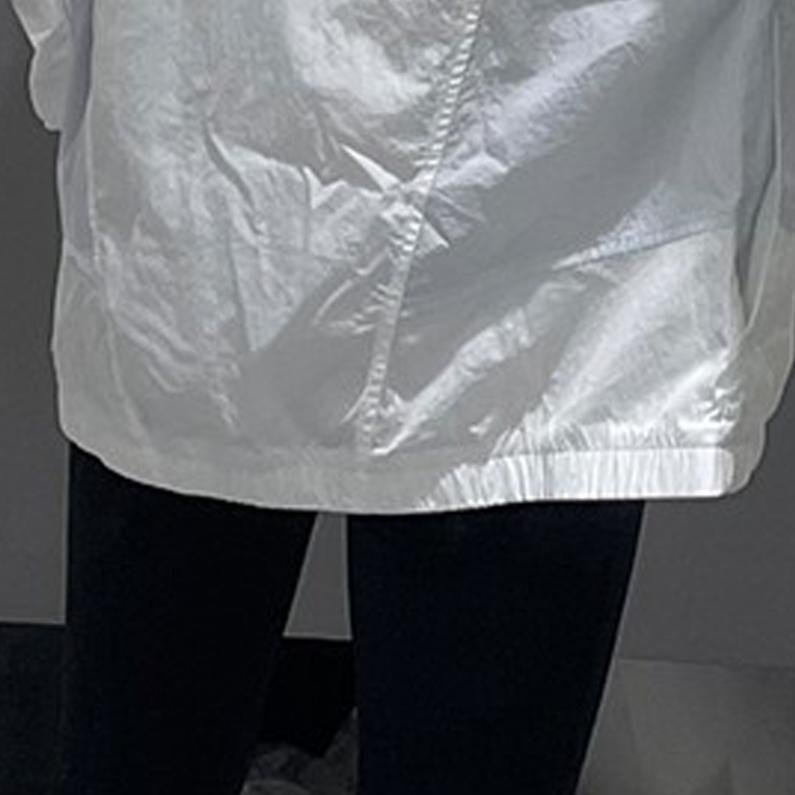 Nike Panelled Logo Print Zip-Up Hooded Jacket Men Outerwear White DB5172-100