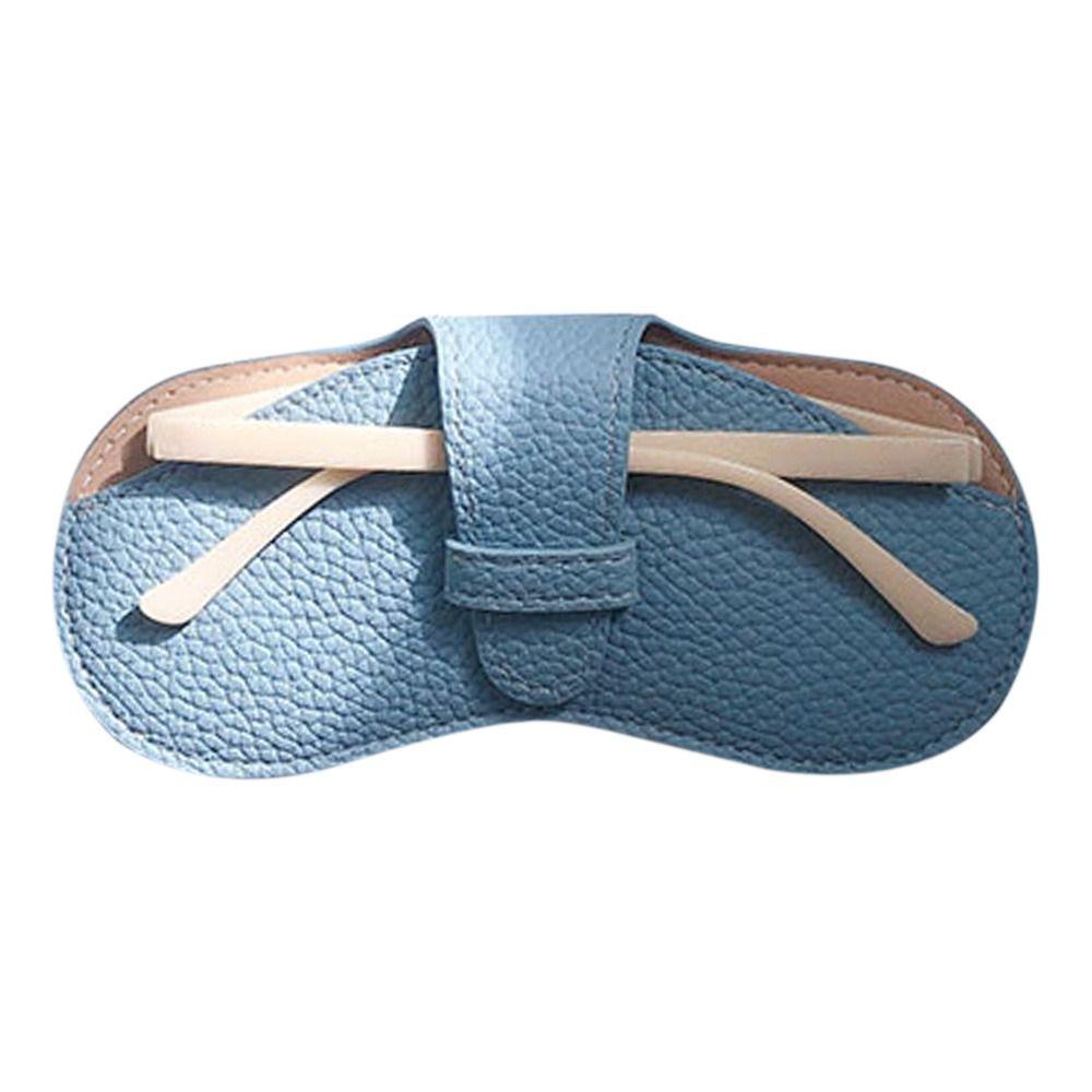 Anti Pressure PU Leather Protective Cover Spectacle Case Glasses Case Sunglasses Storage Bag