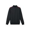adidas Originals Manchester Weiche Bequeme Jacke mit Reißverschlusskragen Langarm Herrenjacke Schwarz JF0358