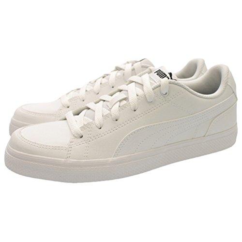 [Puma] Court Point Vulque v2 Sneakers for Women, Spring/Summer 2022 Color, Puma White (02), Size 24.0 cm