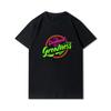 Anime 100 Muster Sommer-T-Shirts für Frauen Panda Tier bedruckt lässige Kurzarm-Oberteile 100 % Baumwolle Übergröße O-Ausschnitt T-Shirts
