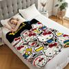 Kawaii Hello Kitty Throw Blanket, Soft Flannel Fleece Blanket for Sofa Bed Kids Girls Room