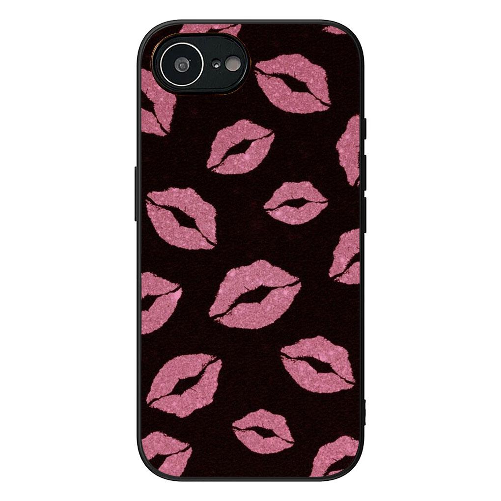

Soft Cover for Apple iPhone 17 16 14 15 Pro Max Plus 15+ 16E XR ProMax Air 16+ Coque Phone Case Pink Star Dark Red Heart Love iPhone 15 Pro Max