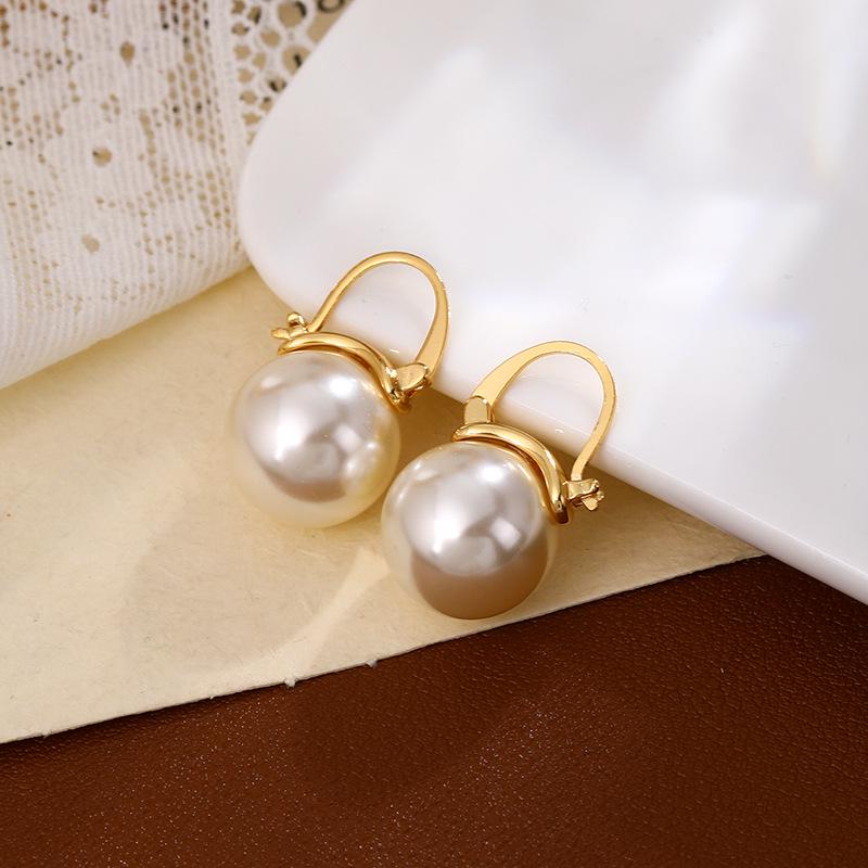 

Жіночі сережки преміум-класу з перлами та цирконами - Срібний дизайн з покриттям справжнім золотом для літа