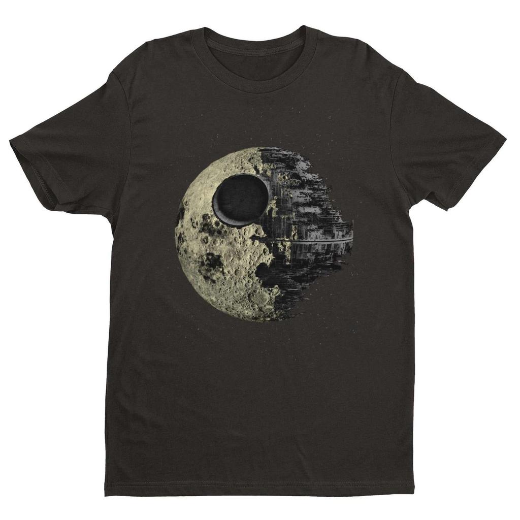 Dark Side Of The Moon T Shirt Darkside Star Death Parody Sci Fi Wars Star Retro