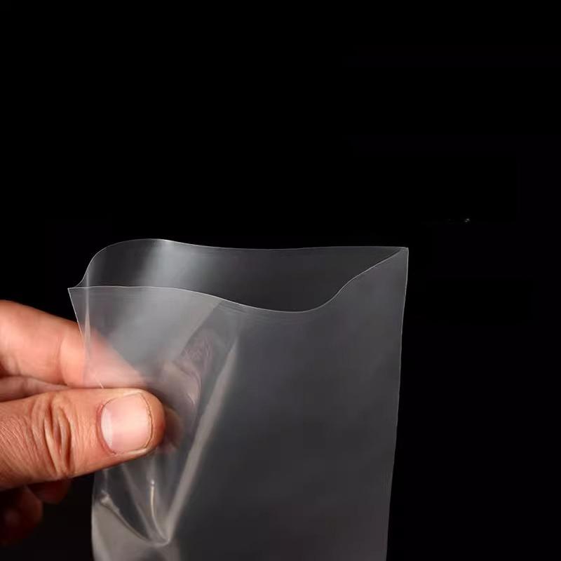 100m Flat Mouth Straight Through Bag Plastic Roll Film Fishing Rod Steel Cloth Industrial Dustproof Moisture-proof PE Tube Bags Cylindrical Pockets