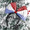 Patriotic Headbands Hair Accessories Veterans Party Favors Set Of 7 Patriotic Hair Hoops For 4th Of July Memorial Veterans