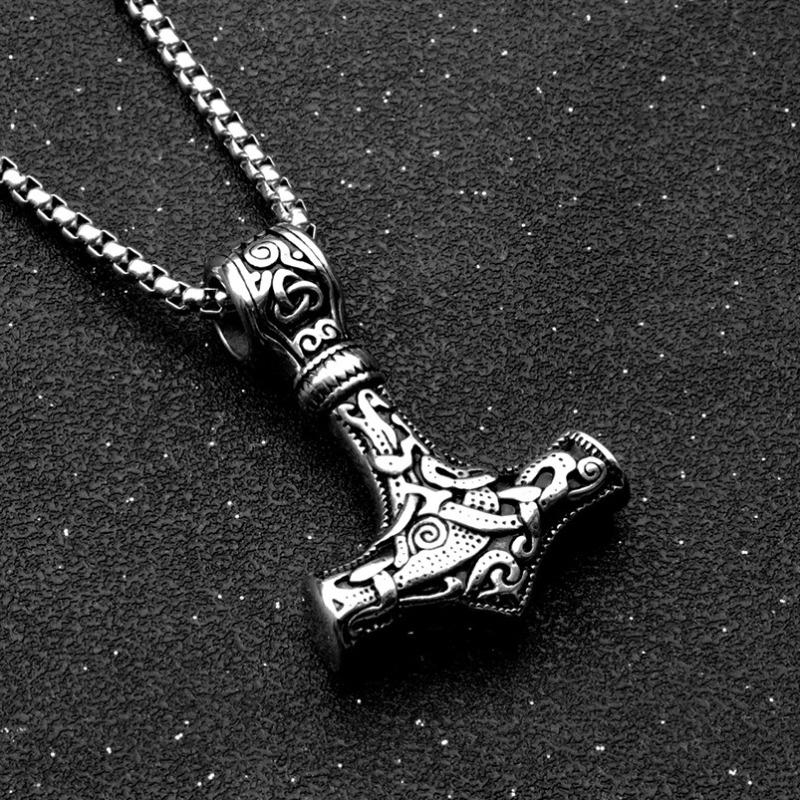 Rock Music Earphone Pendant Couple Necklace Titanium Steel Jewelry