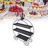 3 Tier Cupcake Stand Holder Iron Dessert Table Display Stand for Wedding Afternoon Tea Donuts   Fruit