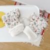 Winter Outdoor Sports Mittens for Children Cute Cartoon Printed Stroller Hand Warmers Soft Plush Lining Warm Gloves