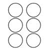 2/6Pcs Pool Pump Strainer Rubber O-Rings Replacement for CL200/CL220 CLX200K Pool