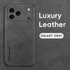 Retro Business PU Leather Slim Phone Case For IPhone 17 Pro Max Air 16 15 14 13 12 Plus Camera Full-pack Anti-Drop Protect Cover