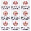 GORGECRAFT 10 Sheet Toilet Target Aiming Stickers Red Bullseye Target Sticks Potty Training Toilet Pee Target Aim Bullseye Decal Bumper Sticker for