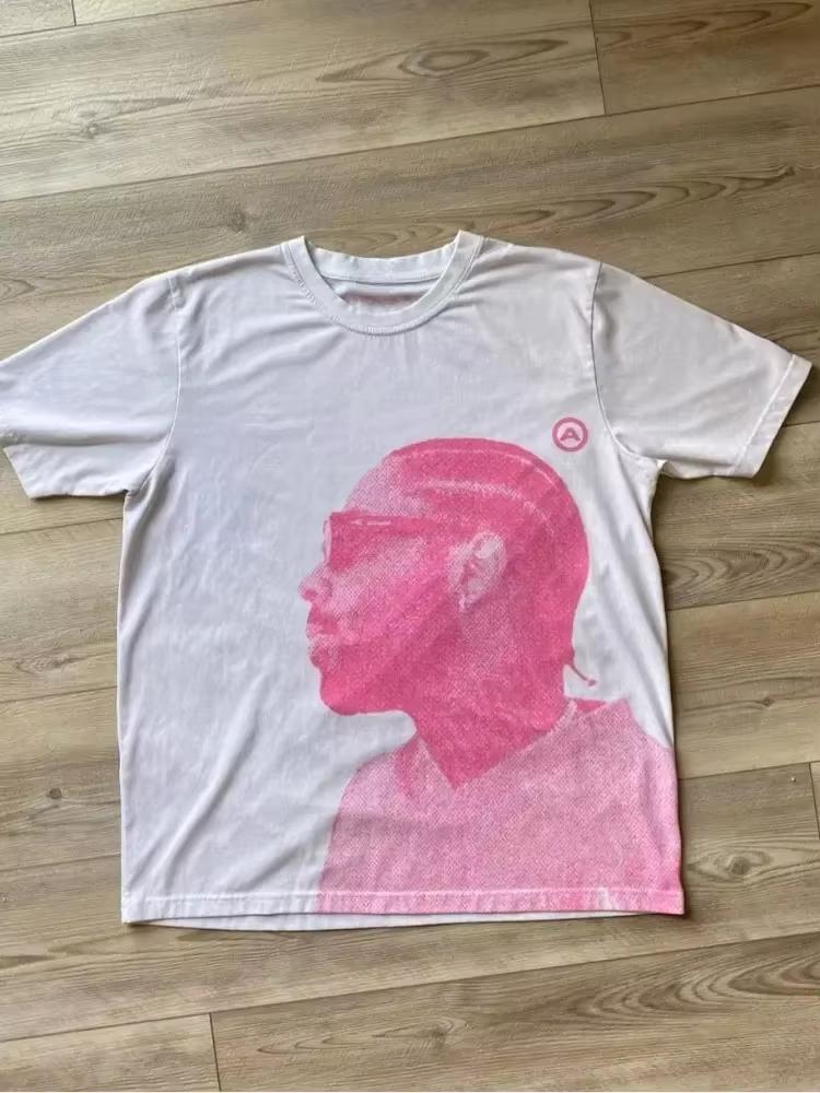 2025 Retro Trend Portrét Tyler The Creator Tričko Letní Streetwear Tričko Muži Ženy Top Ležérní Harajuku Y2K Hip Hop Rapper Zpěvák