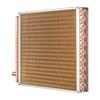 Wymiennik ciepła 20"x 20" Woda-Powietrze 3-rzędowy Miedziane króćce 3/8" 242 żeberka