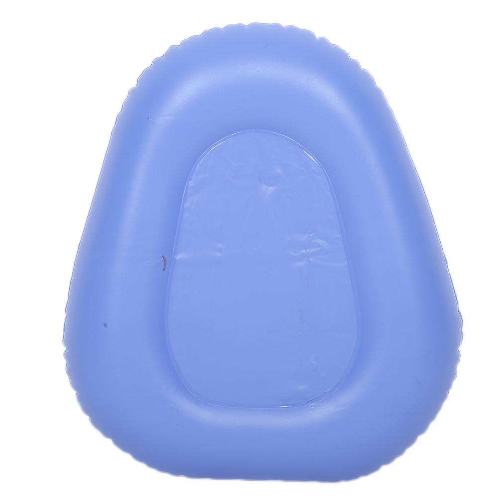 Household Inflatable Bedpan Elderly Patients Care Anti Bedsore Cushion Potty Blue