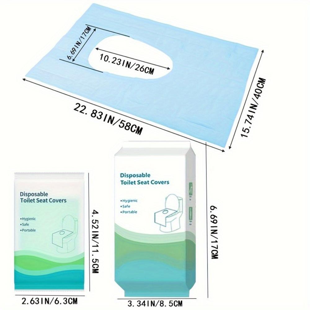 10/20pcs Disposable Toilet Mat Non-Woven Hotel Special Travel Supplies Household Thickened Maternity Stool Cushion Cover To Prevent Dirty