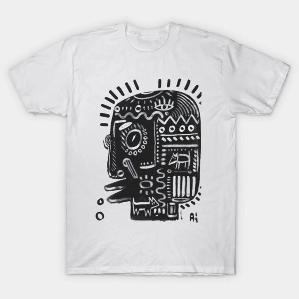 Face T Shirt Vintage Stretched Breathable Designer Clothes Slightly Comfortable Soft Fashion Streetwear Graphic Unisex