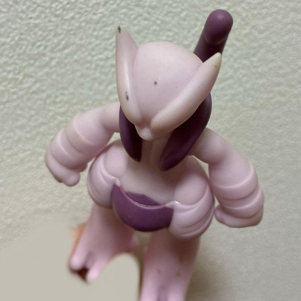 Used Poke Soft Vinyl Mega Mewtwo X Rare Mewtwo Pokemon Figure Out of Print