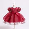 Baby-Blumenmädchenkleid, Geburtstag, Hochzeit, Festzug, Party, formelle Kleider, Abschlussballkleid