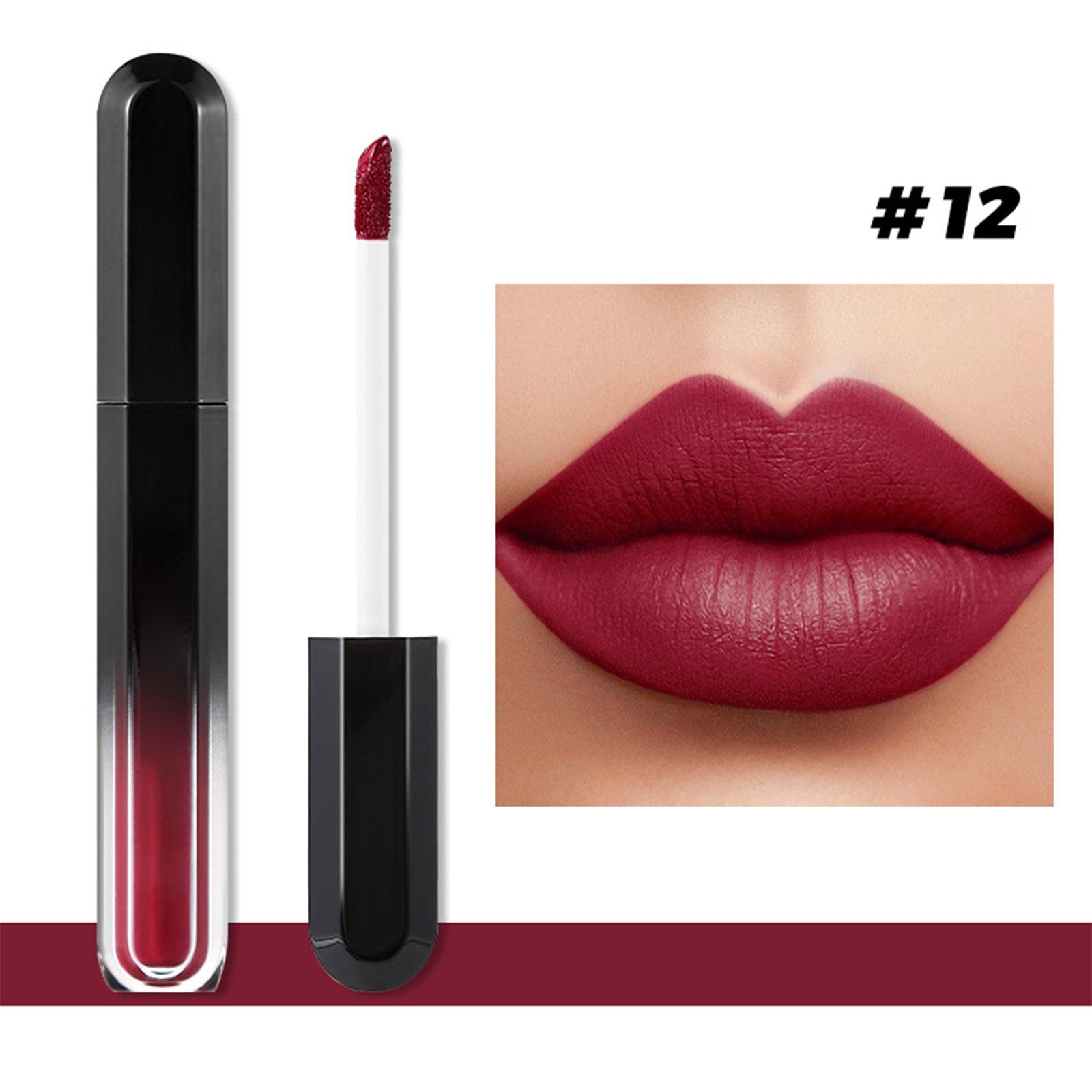 

1 шт. Женский бархатный блеск для губ матовый финиш стойкий увлажняющий блеск для губ увлажняющий не переносится мягкая дымка помада инструмент для макияжа косметический аксессуар One Size