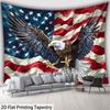 Araldi Aquile Bandiera Americana Arazzo Decorazione Soggiorno Giorno dell'Indipendenza Decorazione Stanza Patriottica