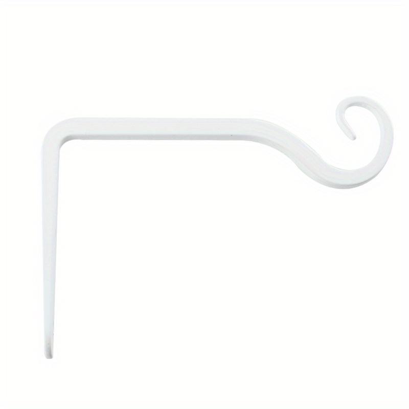 1 Pc Simple Wall-mounted Iron Clothes Hook - Formed by Bending, S-shaped Flower Basket Hook. Fixed with Self-tapping Screws.