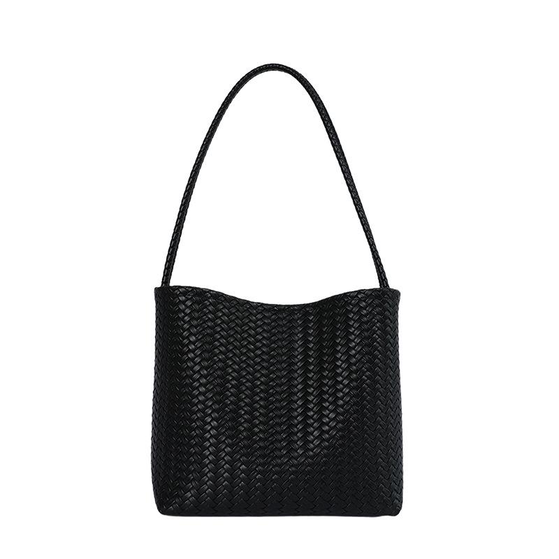 Retro Woven Shoulder Bag for Women - Casual, Versatile Fashion Handbag