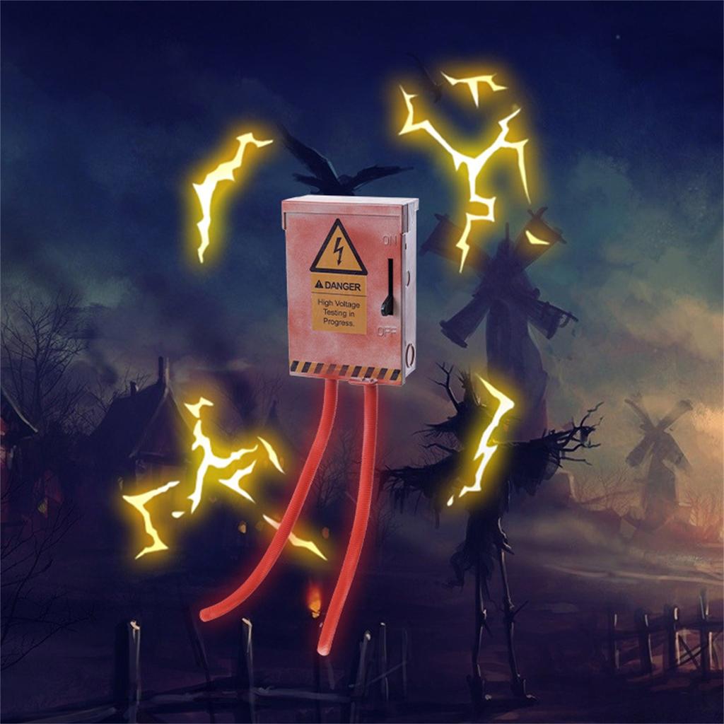 Halloween Haunted House Scares, Electric Box Props Light And Sound, Terrifying Atmosphere, Venue Decoration Pranks