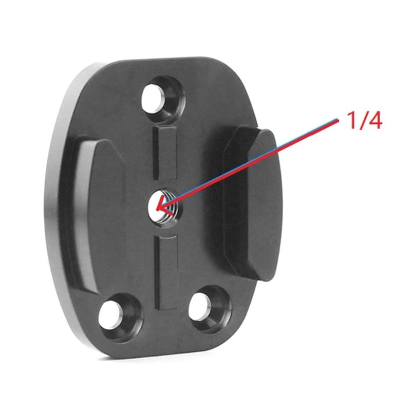 Metal Camera Base Mount with 4 Holes Multifunction  Flat Surfaces Base Camera Accessories Upgrades for Stable Photograph