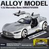 1/32 Scale Benz AMG Vision GT Supercar Alloy Diecast Car Model Sound and Light Classic Hobby Collectibles Gifts for Boyfriend