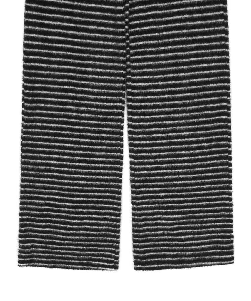 LARTIGENT L21 Cozy Pluffy Knit Pants(Oreo)