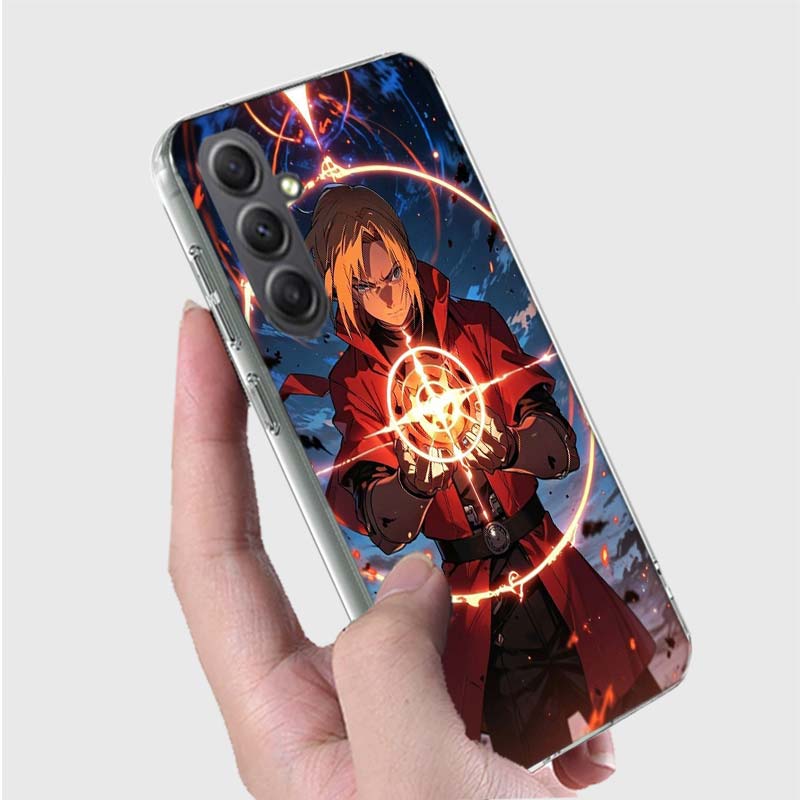 Anime F-Fullmetal A-Alchemist_ Brotherhood Phone Case For Samsung A16 A26 A36 A56 A17 A03S A04S A02S A05S A50S A30 A20 A70S A40