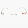 Acrylic Lens Rimless Finished Myopia Glasses Women Men  Ultra Thin Soft Frame Nearsighted Eyeglasses Unisex -1.0 To -4.0