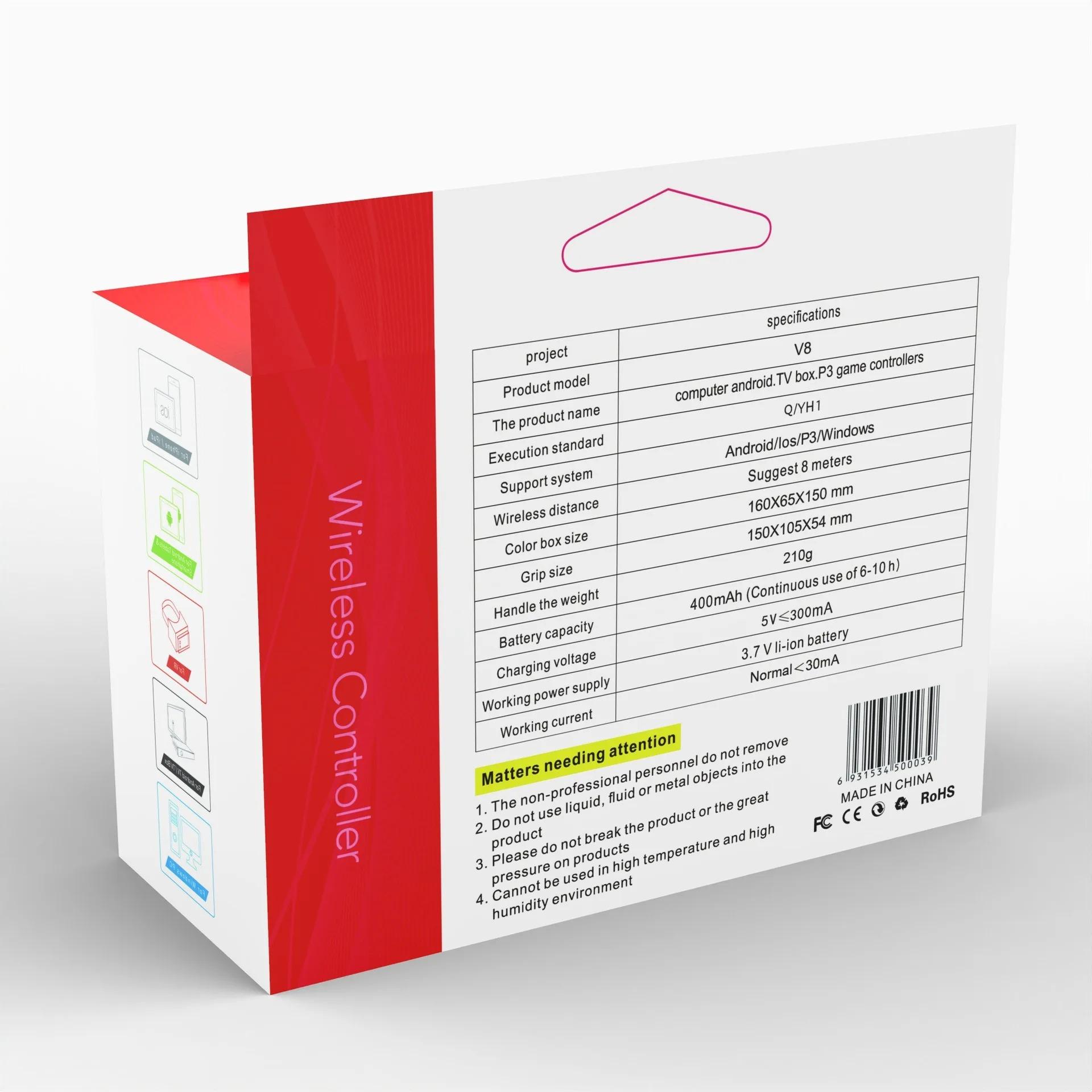 V8 Мобильный телефон Геймпад Смартфон FPS Игры Беспроводной Android Игровой Контроллер — фото 9