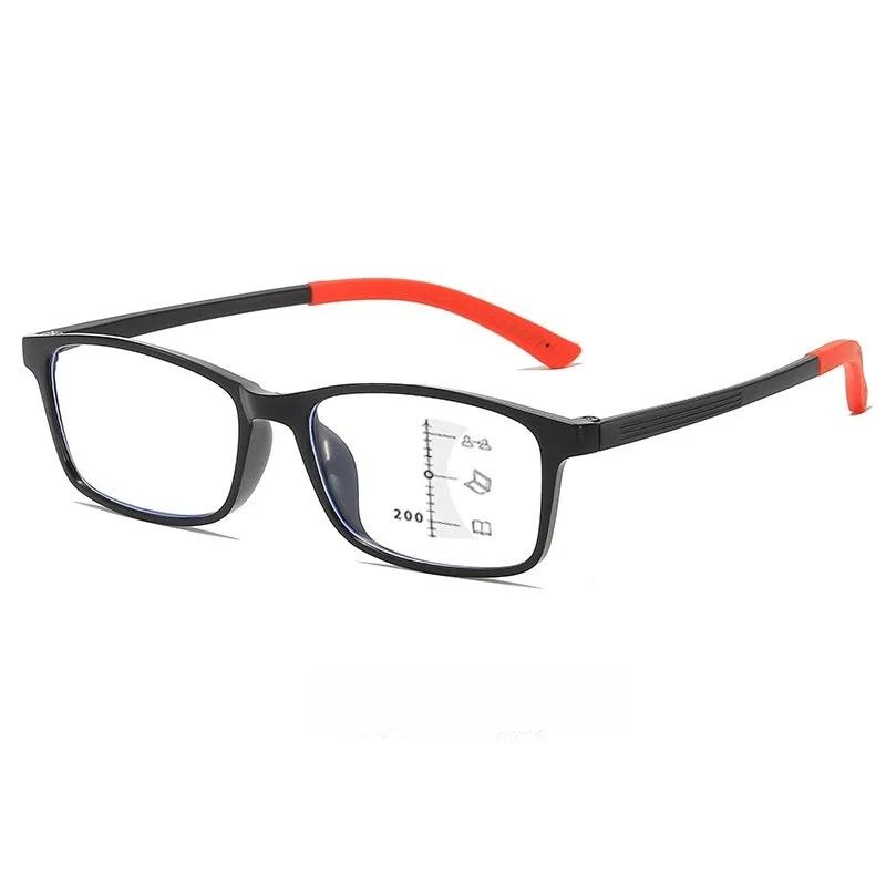 New Ultra-Light  Anti-Blue Light Presbyopia Glasses Multi-Functional Near And Far Progressive Multi-Focus Reading Glasses