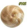 Synthetic Donut Roller Elastic Blonde Bun Hair Chignon Synthetic Donut Roller Hairpieces Heat Resistant Hair