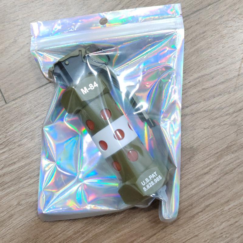 Новая Светошумовая граната M84 Звуковая и световая игрушка Кинореквизит Игрушечная модель Cs Детская игрушка Подарок зелёный