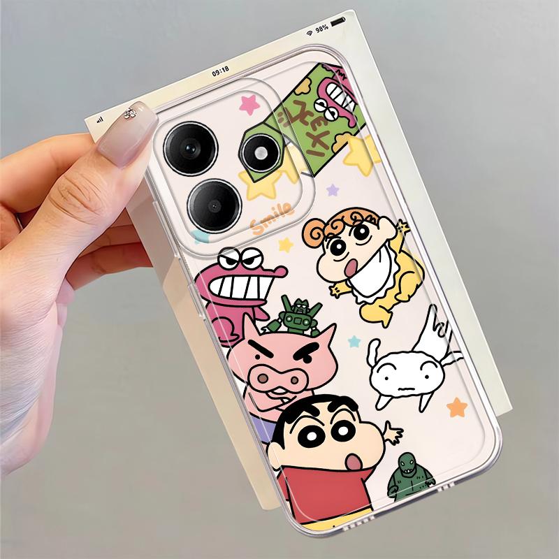 Shin Himawari Soft Phone Cover Case for Xiaomi Redmi Note 14 Pro Plus 12S 14C A4 11 Note 13 10S 12 11S 13C 9 10