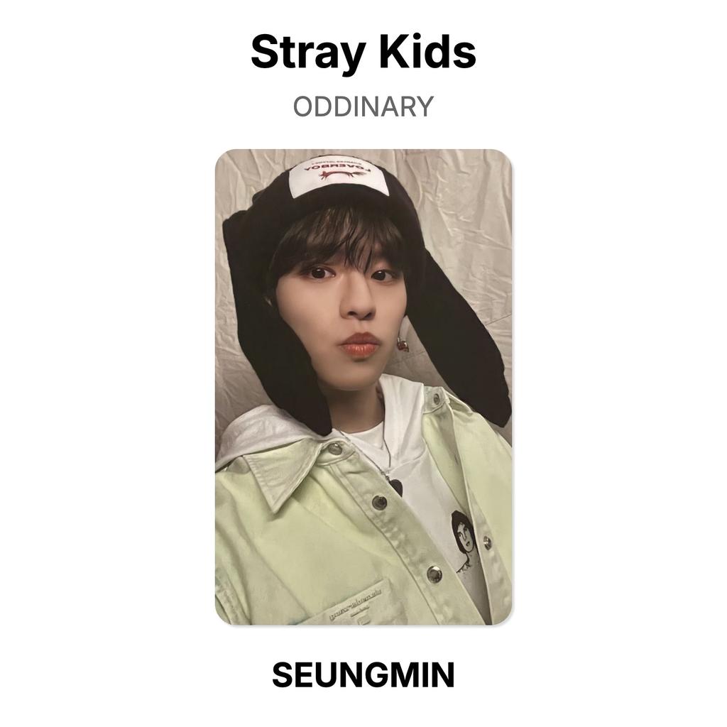 Stray Kids ODDINARY Official Photocard
