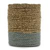 Seagrass Raffia Vases And Bins, 2 Each