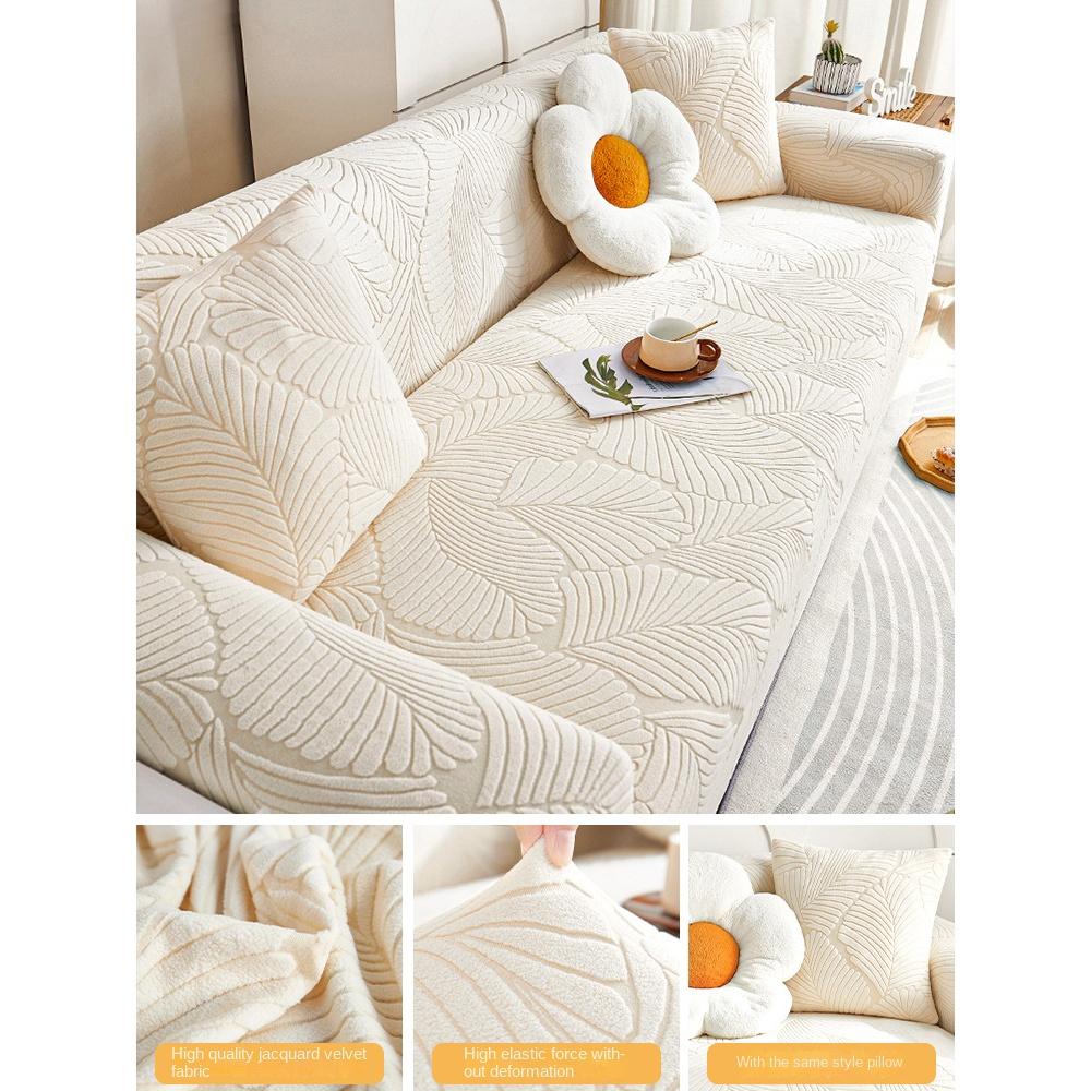 Couch Cover Latest Jacquard Design High Stretch Sofa Covers for Cushion Couch, Pet Dog Cat Proof Slipcover Non Slip Magic Elastic Furniture Protector