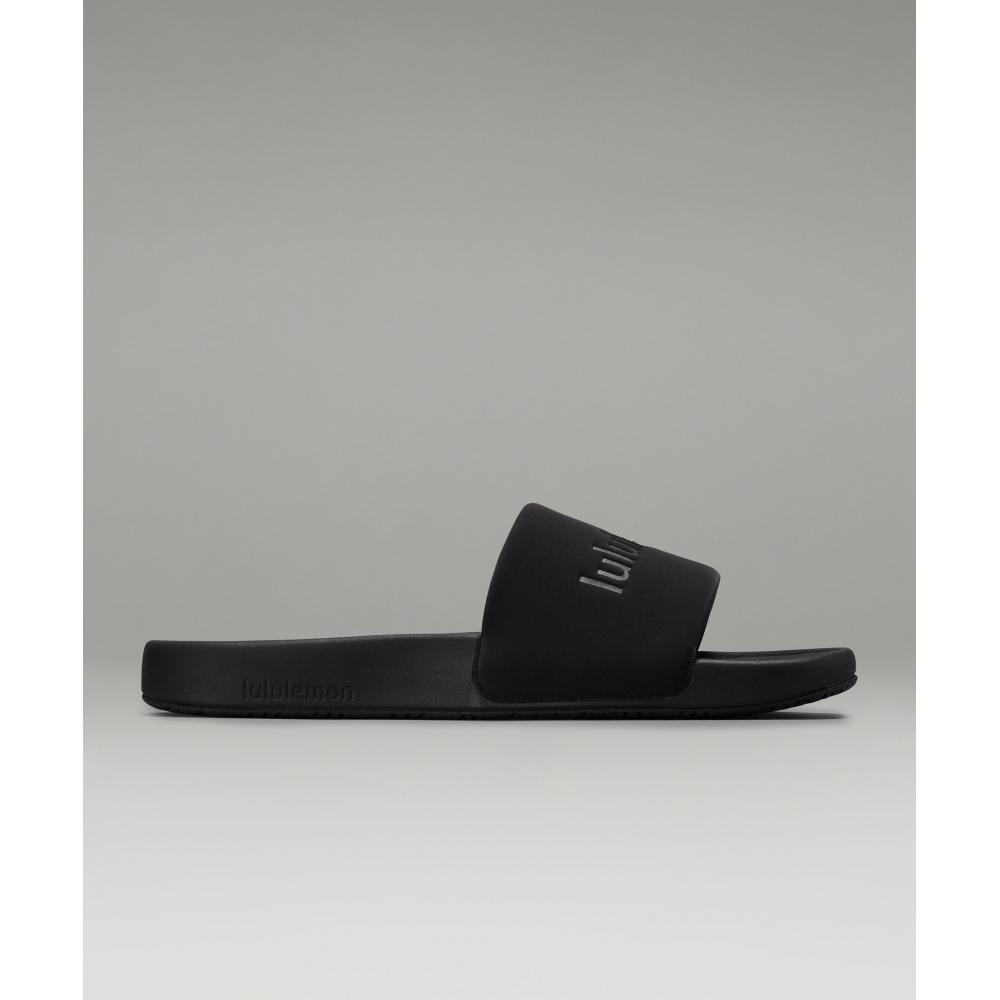 Lululemon Men S reStfeel Slide  Graphic Black Black Black
