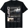 Fantastica T-shirt Giapponese JDM Tokyo Giappone Auto da Corsa Drift Retro Vintage