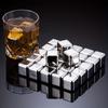 Whiskey Chilling Stones Stainless Steel Reusable Ice Cube for Drinking Ice Beer Soda Stone Fast Freeze Box Packaging with Clip