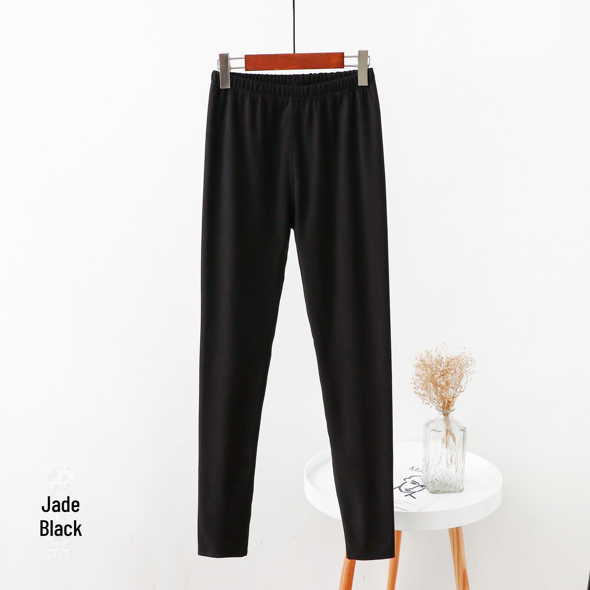 

Женские бархатные теплые леггинсы больших размеров с высокой талией 6XL (220-260 jin)